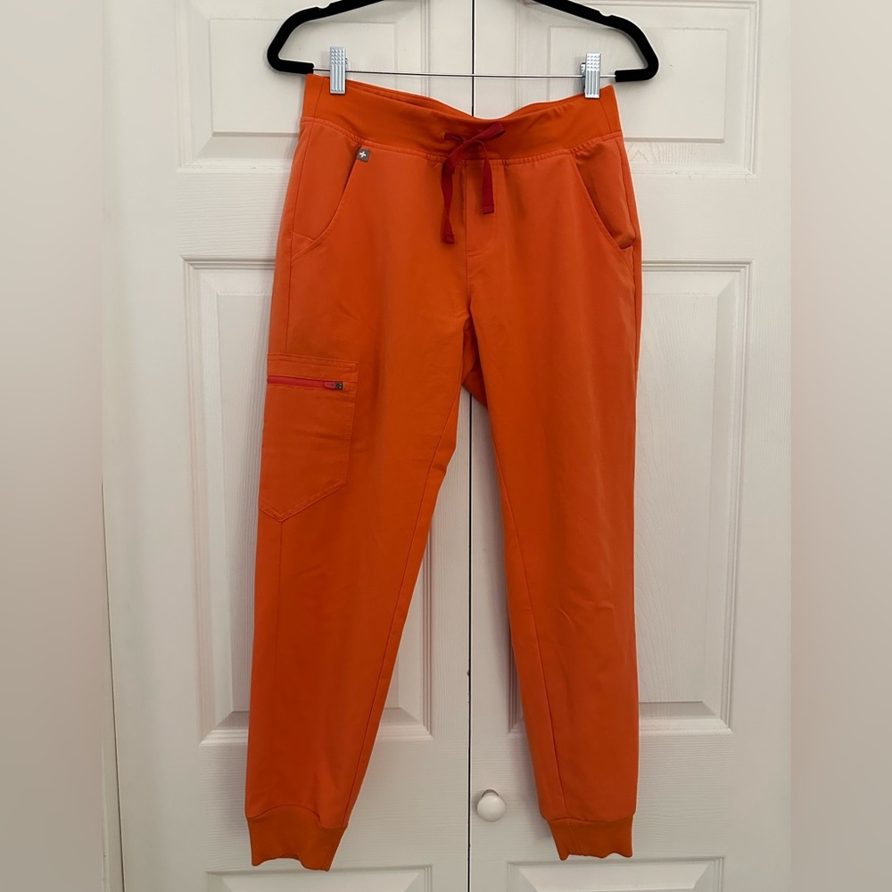 Figs Orange Jogger scrub Pants